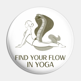 Find Your Flow in Yoga Pin