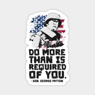 WW2 General George Patton Quote Magnet