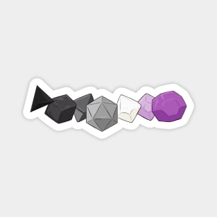 Pride Dice Ace Asexual Magnet