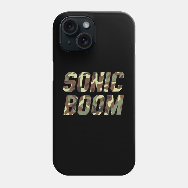 Sonic Boom Camo Phone Case by Joebarondesign