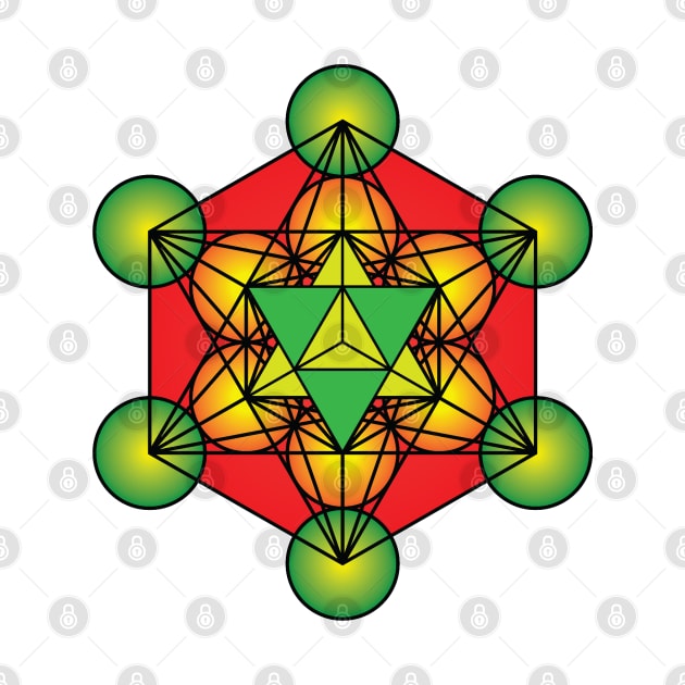 Metatron's Cube Merkaba by GalacticMantra