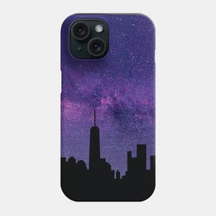 New York Starlit Skyline Phone Case