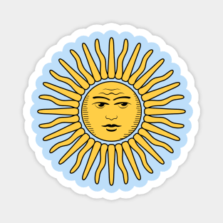 Sol de Mayo - Sun of May - clean design Magnet