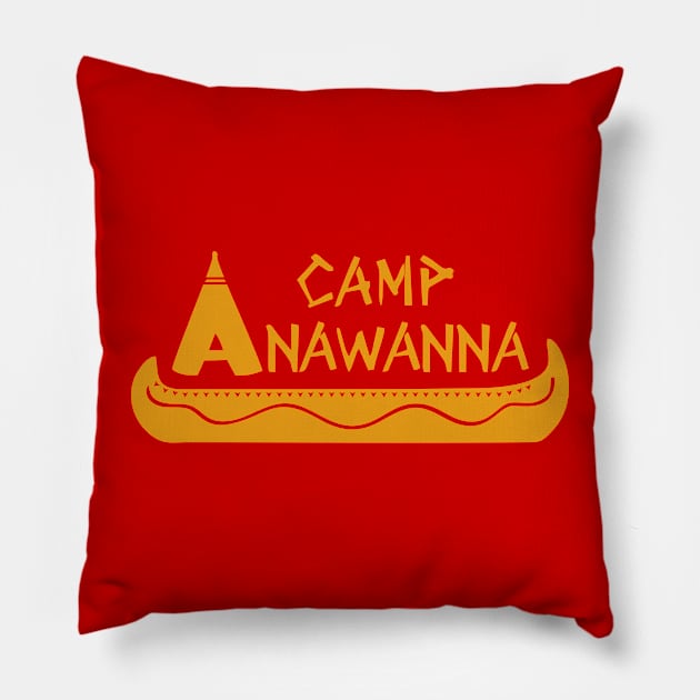 Camp Anawanna Pillow by The Moon Child