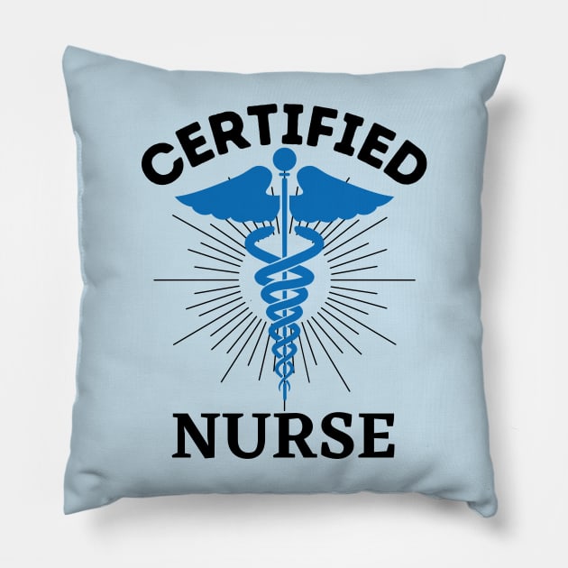 Certified Nurses Day Pillow by UltraPod