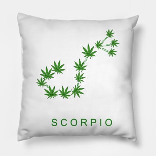 SCORPIO WEED ZODIAC Pillow