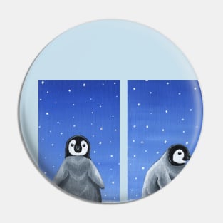 Emperor Penguin Chicks Pin