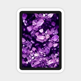 Jewel Pattern - Violet Amethyst, for a bit of luxury in your life! #8 Magnet