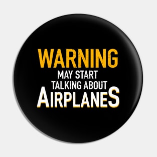 Airplane Rc Pilot Flying Warning Airplanes Pin