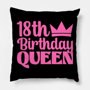 18th Birthday Queen Pillow