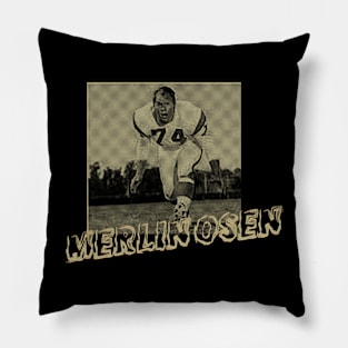 merlinosen// black white design T-Shirt Pillow