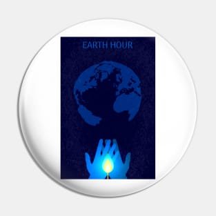 Earth Hour Pin