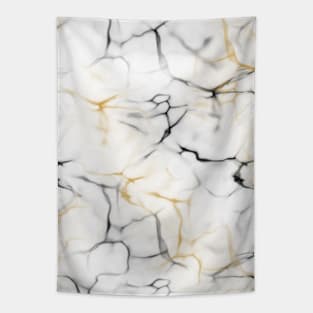 Marble gold black 1 Tapestry