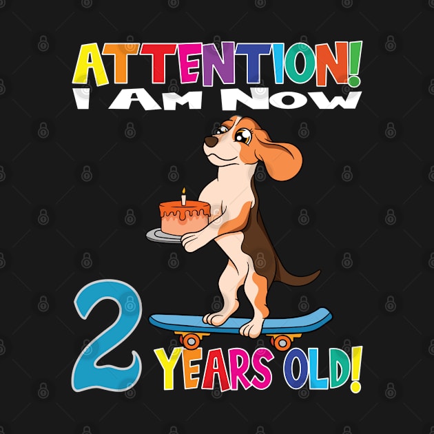 Dog Boy Attention I Am Now 2 Years Old by MzumO