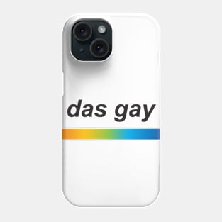 Minimalist Das Gay Phone Case