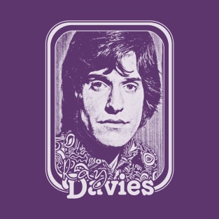 Ray Davies / Retro Style Fan Art Design T-Shirt