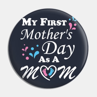 My First Mother's Day As A Mom Pregnancy Announcement, New Baby Announcement Gift For A Pregnant Wife Pin