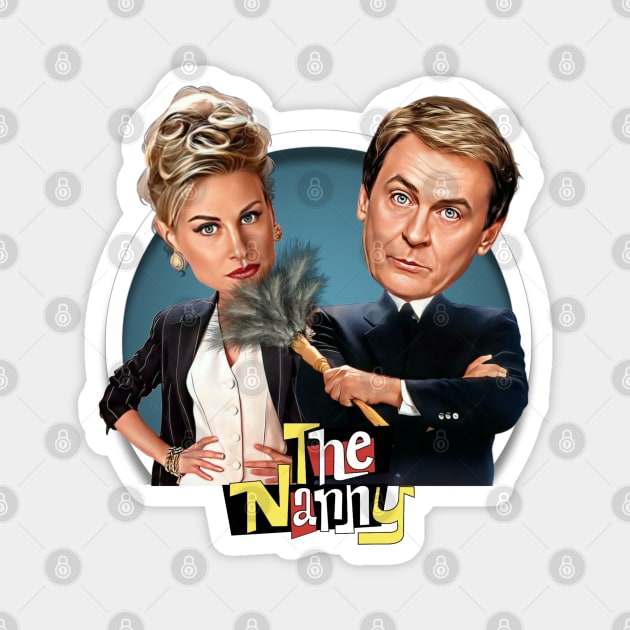 The Nanny - CC and Niles Magnet by Zbornak Designs