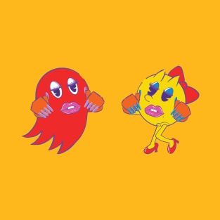 Ghost vs Gamer Girl (Red) T-Shirt