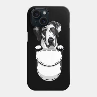 Funny Great Dane Pocket Dog Phone Case