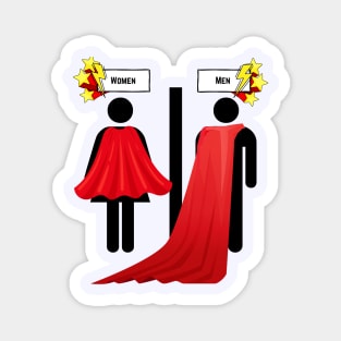 SuperHero's Lavatory Magnet