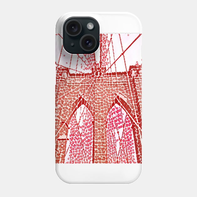 Cross the Bridge of Hearts Phone Case by InTrendSick