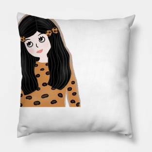 tiger pattern T-shirt Pillow