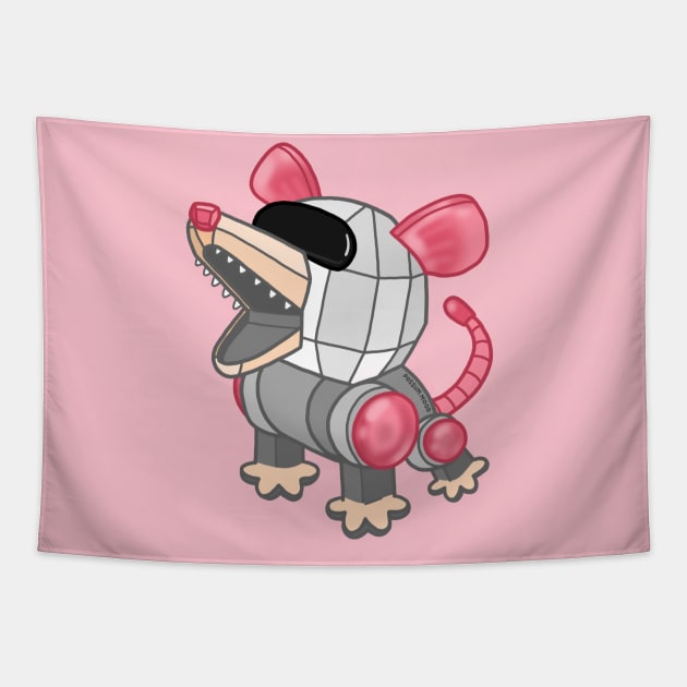 Possbot Tapestry by Possum Mood