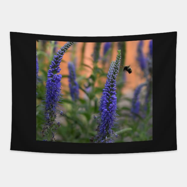 Summer time garden scene Tapestry by Steves-Pics