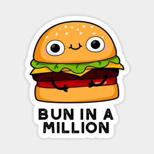 Bun In A Million Cute Burger Pun Magnet