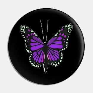 Butterfly 02e, transparent background Pin