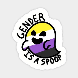 Gender is a Spoop (Non-Binary Ghost) Magnet