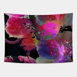 Abstract Art Design- Hot Mess Edit Tapestry