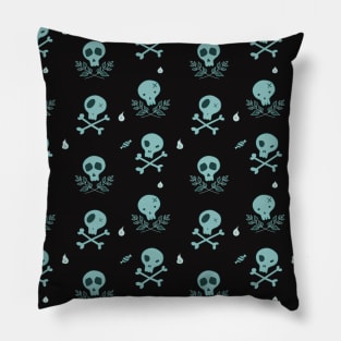 Halloween cute skulls Pillow