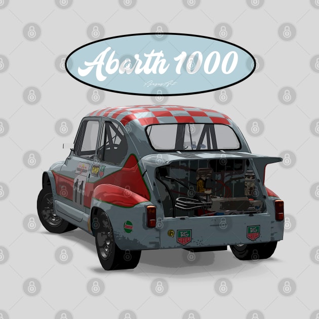 ABARTH 1000 11 Back by PjesusArt