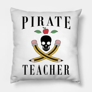 Halloween Pirate Teacher Pillow