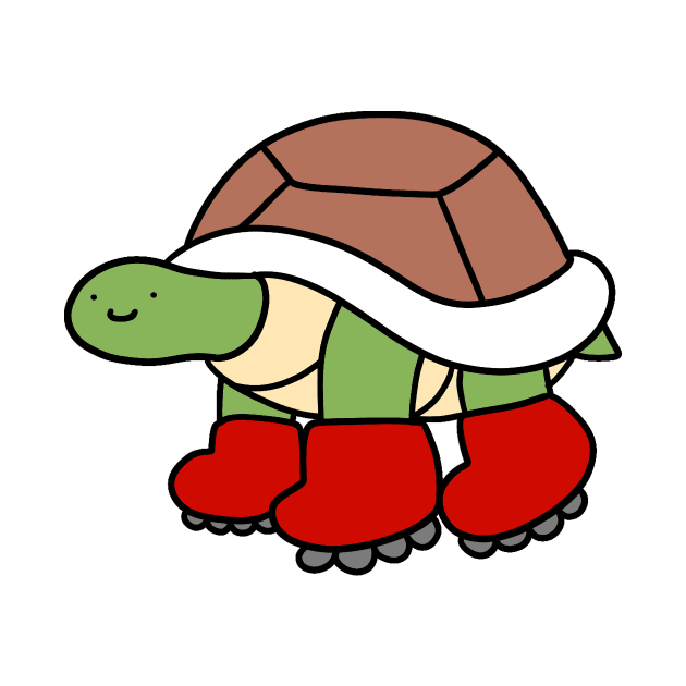 Roller Skates Turtle by saradaboru