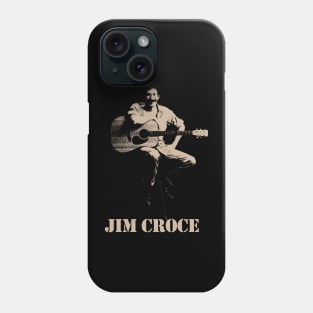 jim croce (black cream) Phone Case