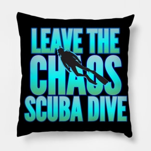 Scuba diving t-shirt designs Pillow