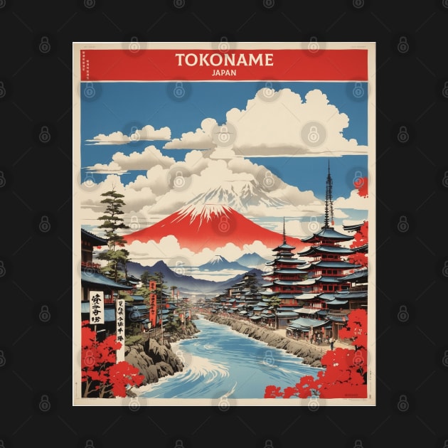 Tokoname Japan Vintage Poster Tourism by TravelersGems