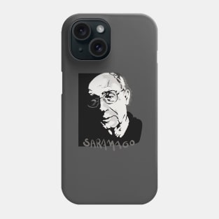 Portrait of Saramago. Phone Case