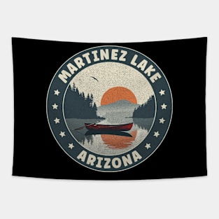 Martinez Lake Arizona Sunset Tapestry