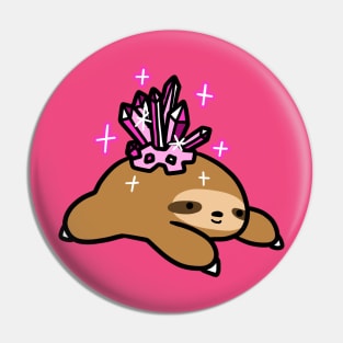 Rosequartz Sloth Pin