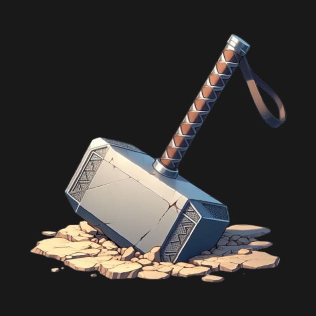 Thor's Hammer - Mjolnir by Ruslan Pronichev