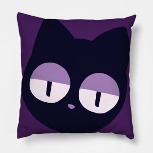 Black Cat Witch Familiar 🔮 Pillow