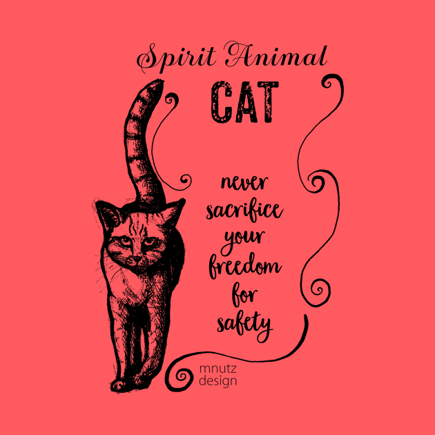 Spirit animal cat black by mnutz