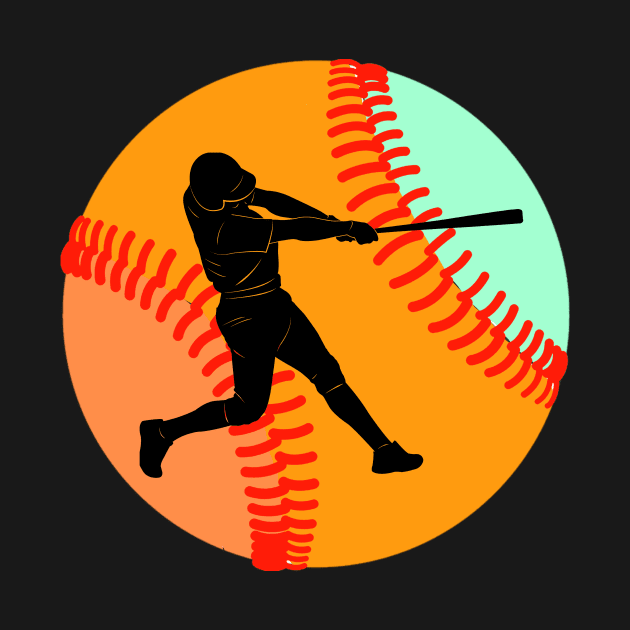 Baseball Player Dunks Silhouette by Hound mom