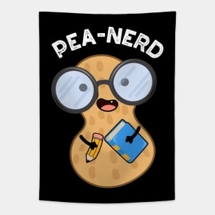 Pea-nerd Funny Nerd Peanut Pun Tapestry