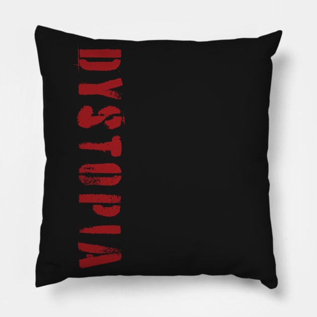 Dystopic Covid Dystopia Pillow by pelagio