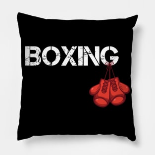 Boxing hanging gloves gift for boxer Pillow